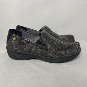 Dansko Womens Work Wonders Black Clog Shoes